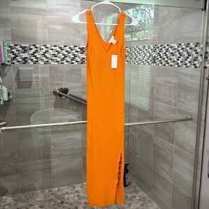 House of Harlow | Long Ribbed Fitted Dress